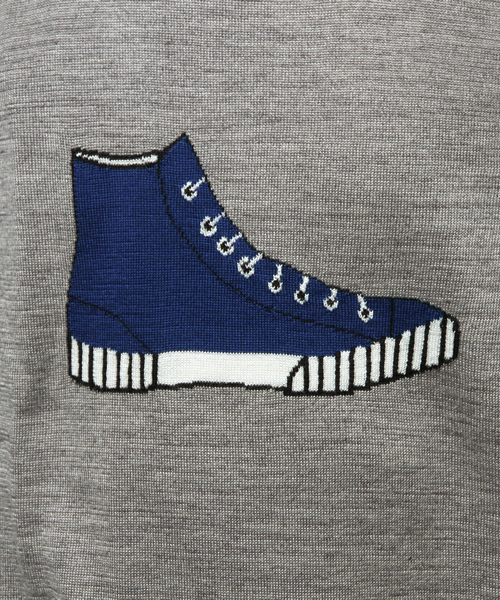 CIAOPANIC(チャオパニック)の「【Ciaopanic】毛混柄編みC/Nニット(ニット/セーター・メンズ・アイボリー/グリーン/ネイビー/チャコールグレー・LARGE/MEDIUM)」の5枚目の写真