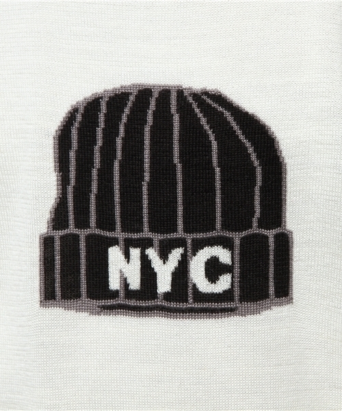 CIAOPANIC(チャオパニック)の「【Ciaopanic】毛混柄編みC/Nニット(ニット/セーター・メンズ・アイボリー/グリーン/ネイビー/チャコールグレー・LARGE/MEDIUM)」の6枚目の写真