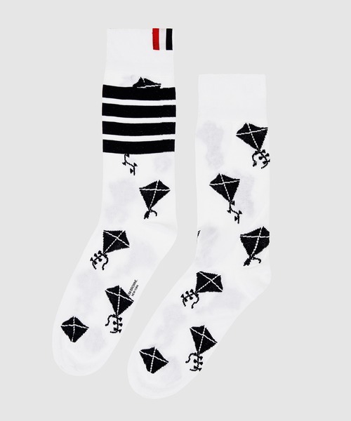 Sock W Half Drop Kite Browne トムブラウン のソックス 靴下 Sock ソックス 靴下 Icon Mercerized