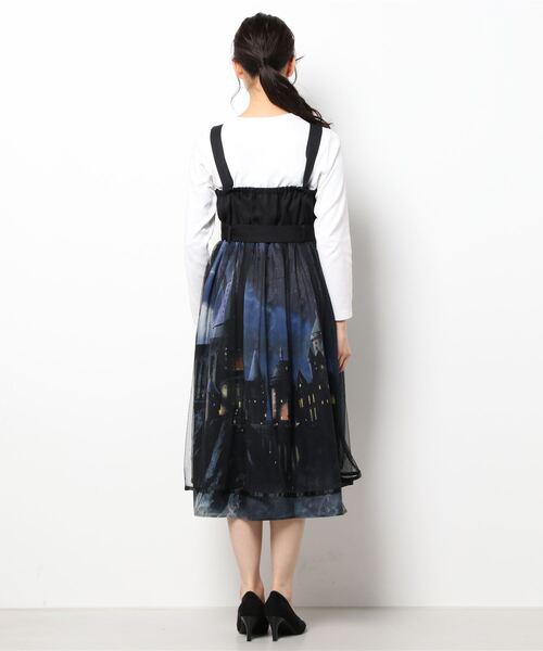 axes femme（アクシーズファム）の「ハリー・ポッターワンピース（ワンピース・レディース・ブラック/ネイビー・MEDIUM）」の4枚目の写真