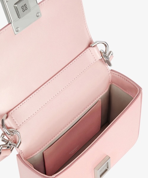 GIVENCHY(ジバンシイ)の「タグエフェクトを効かせたプリント レザー 4Gバッグ スモールモデル(ハンドバッグ・レディース・ピンク・ONE SIZE)」の4枚目の写真