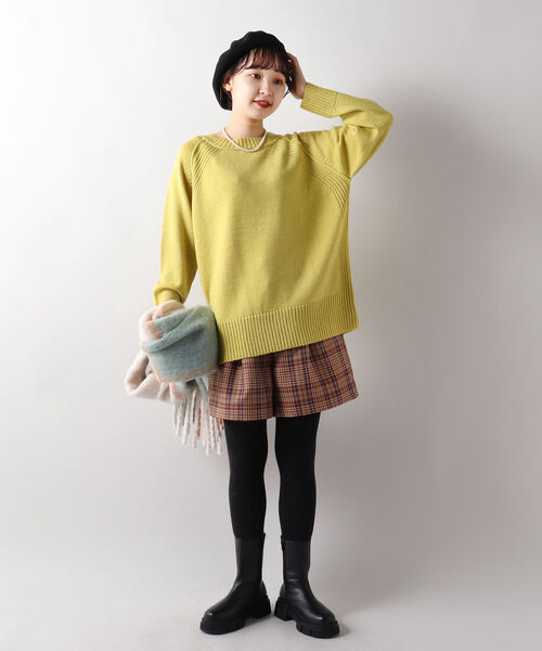 fredy emue（フレディエミュ）の「ワンタックショートパンツ（その他パンツ・レディース・ブラック/ベージュ系その他・36/38）」の17枚目の写真