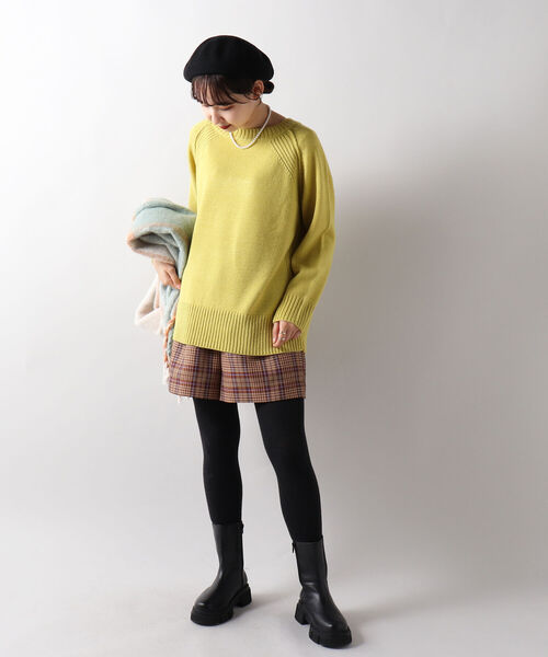 fredy emue（フレディエミュ）の「ワンタックショートパンツ（その他パンツ・レディース・ブラック/ベージュ系その他・36/38）」の18枚目の写真