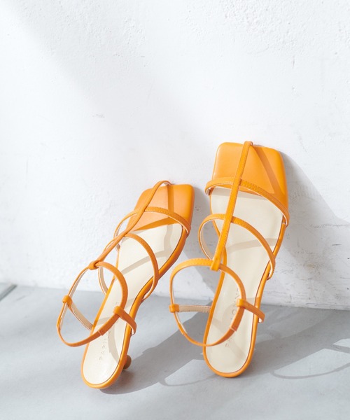 PAPILLONNER（パピヨネ）の「【OT】ヒールなのに走れる/ストラップサンダル/PAPILLONNER/パピヨネ（サンダル・レディース・ベージュ/オレンジ・36/37/38）」の19枚目の写真