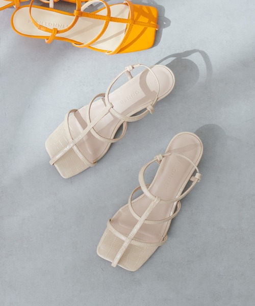 PAPILLONNER（パピヨネ）の「【OT】ヒールなのに走れる/ストラップサンダル/PAPILLONNER/パピヨネ（サンダル・レディース・ベージュ/オレンジ・36/37/38）」の21枚目の写真
