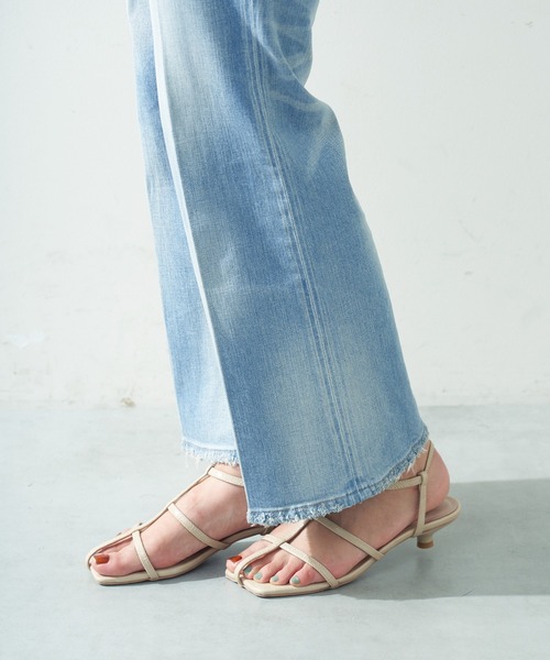 PAPILLONNER（パピヨネ）の「【OT】ヒールなのに走れる/ストラップサンダル/PAPILLONNER/パピヨネ（サンダル・レディース・ベージュ/オレンジ・36/37/38）」の14枚目の写真