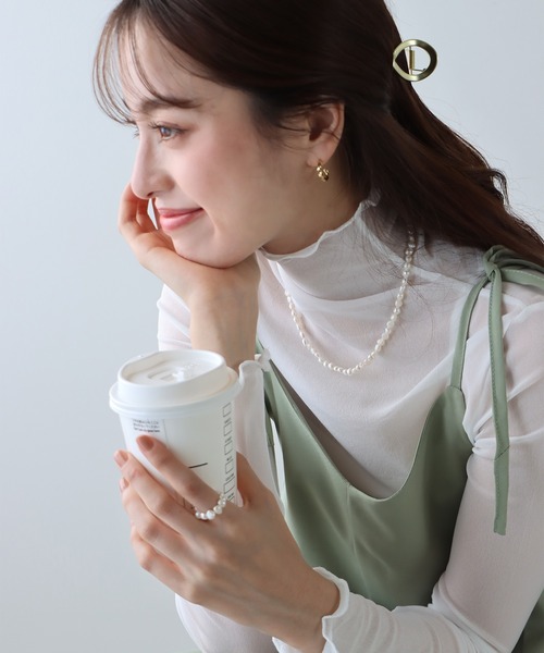 BLUEEAST（ブルーイースト）の「淡水パールリング（リング・レディース・オフホワイト・FREE）」の3枚目の写真