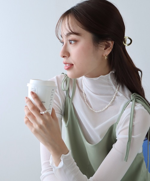 BLUEEAST（ブルーイースト）の「淡水パールリング（リング・レディース・オフホワイト・FREE）」の8枚目の写真