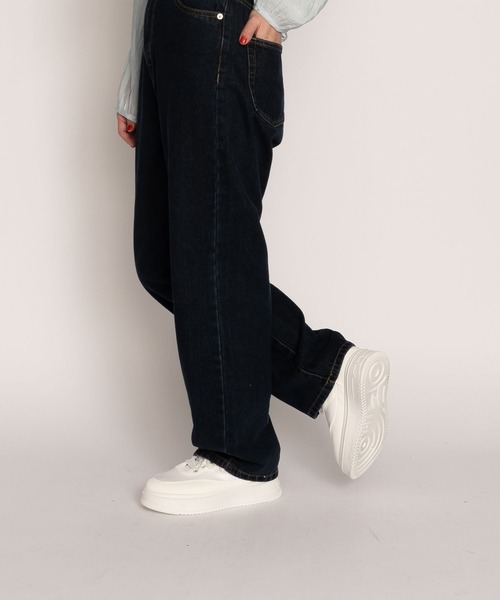 SVEC（シュベック）の「チャンキー ボリュームソール レトロ 厚底 ローテクスニーカー（スニーカー・レディース・ブラック/グリーン/ブラック×ブラック/ホワイト・39/40/38/37/36）」の7枚目の写真