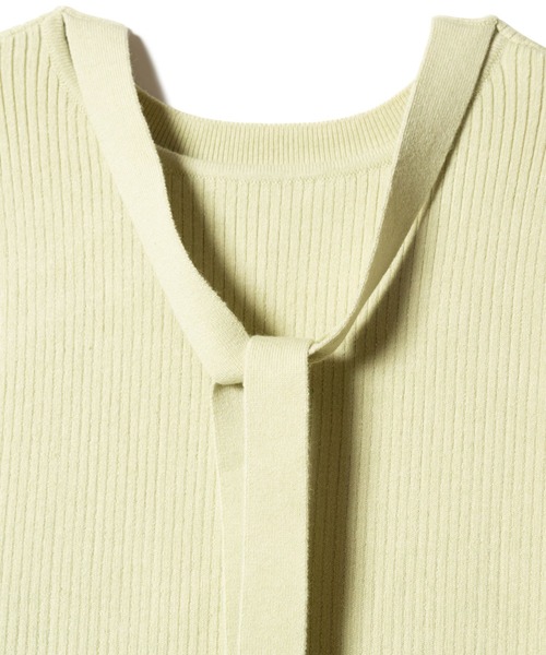 LAYMEE(レイミー)の「Swift 2way knit / スウィフト2wayニット(ニット/セーター・レディース・ミント/ピンクベージュ/グレー系その他/ブラック・FREE)」の9枚目の写真