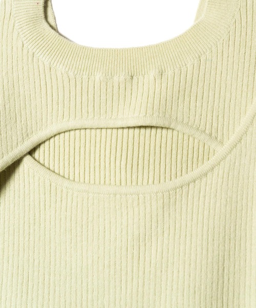 LAYMEE(レイミー)の「Swift 2way knit / スウィフト2wayニット(ニット/セーター・レディース・ミント/ピンクベージュ/グレー系その他/ブラック・FREE)」の10枚目の写真