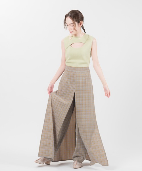 LAYMEE(レイミー)の「Swift 2way knit / スウィフト2wayニット(ニット/セーター・レディース・ミント/ピンクベージュ/グレー系その他/ブラック・FREE)」の16枚目の写真