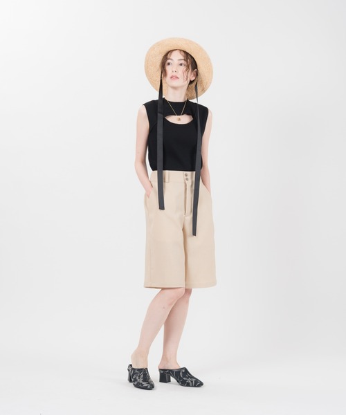 LAYMEE(レイミー)の「Swift 2way knit / スウィフト2wayニット(ニット/セーター・レディース・ミント/ピンクベージュ/グレー系その他/ブラック・FREE)」の22枚目の写真