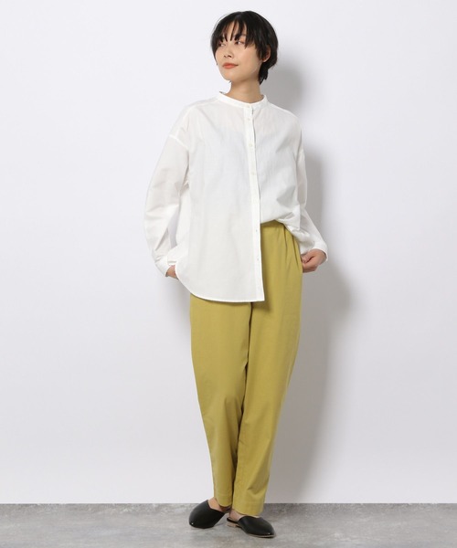 LAKOLE（ラコレ）の「リネンMIXリラックステーパードパンツ / 266022（その他パンツ・レディース・ダークグリーン/ネイビー/ライム/プラム/ライトベージュ・SMALL/MEDIUM/LARGE）」の8枚目の写真