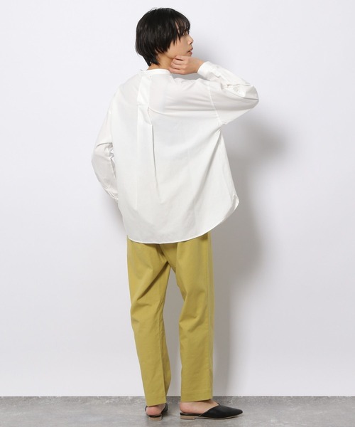 LAKOLE（ラコレ）の「リネンMIXリラックステーパードパンツ / 266022（その他パンツ・レディース・ダークグリーン/ネイビー/ライム/プラム/ライトベージュ・SMALL/MEDIUM/LARGE）」の9枚目の写真