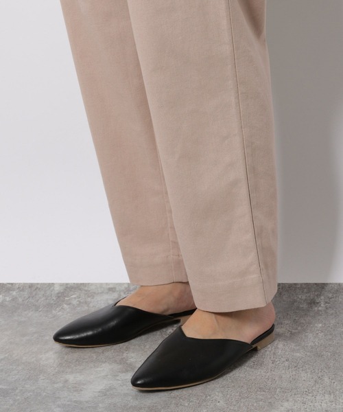 LAKOLE（ラコレ）の「リネンMIXリラックステーパードパンツ / 266022（その他パンツ・レディース・ダークグリーン/ネイビー/ライム/プラム/ライトベージュ・SMALL/MEDIUM/LARGE）」の22枚目の写真