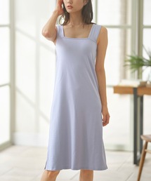 スリップ ロングスリップ ワンピース ロングキャミソール」に該当する