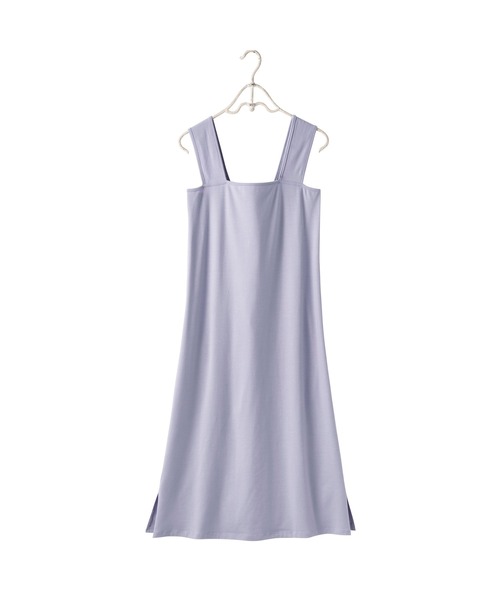 YU'NOW（ユナウ）の「【抗菌防臭】【吸水速乾】ブラ紐隠しのインナーワンピース（インナーウェア/肌着・レディース・グレイッシュベージュ/オフホワイト/ブラック/ブルー/グレー/チャコールグレー・XXX-LARGE/XXXX-LARGE/XX-LARGE/X-LARGE/MEDIUM/LARGE）」の22枚目の写真