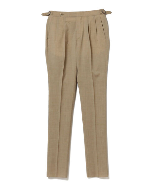 GTA（ジーティーアー）の「GTA / HERRICK トロピカルウール 2プリーツ サイドアジャスター スラックス（スラックス・メンズ・チャコールグレー/グレー/ベージュ・44/46/48）」の6枚目の写真