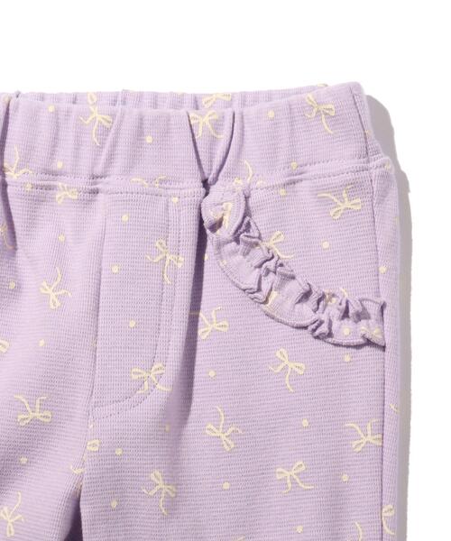 SHOO・LA・RUE（シューラルー）の「◆【90-130cm】カットフライス七分丈フリルパンツ（その他パンツ・キッズ・ライトブルー/ライトパープル/ピンク系その他/レモンイエロー/ピンク系/ブラック系1・09/11/10/12/13）」の10枚目の写真