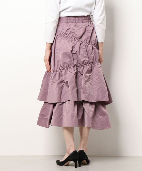 LILIDIA(リリディア)の「ドロストヘムSK(スカート・レディース・ライトパープル/ブラック・SMALL/MEDIUM)」の4枚目の写真