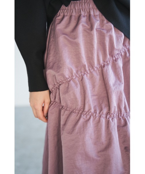 LILIDIA(リリディア)の「ドロストヘムSK(スカート・レディース・ライトパープル/ブラック・SMALL/MEDIUM)」の9枚目の写真