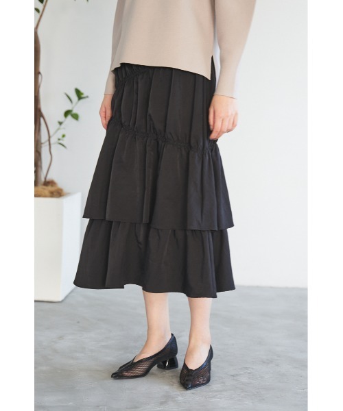 LILIDIA(リリディア)の「ドロストヘムSK(スカート・レディース・ライトパープル/ブラック・SMALL/MEDIUM)」の10枚目の写真