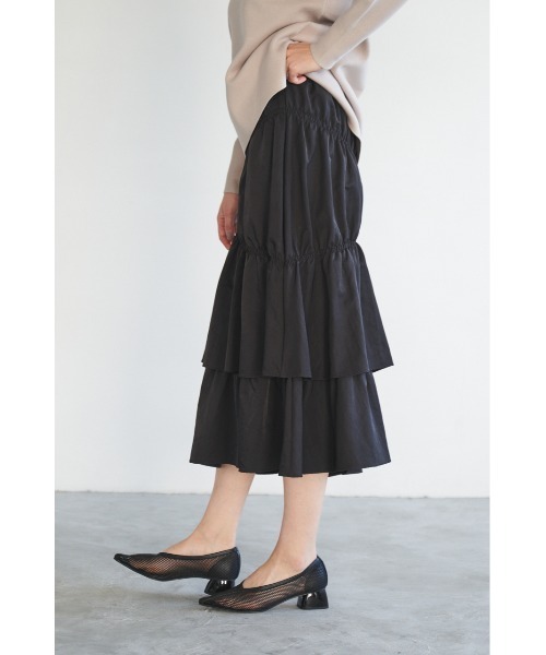 LILIDIA(リリディア)の「ドロストヘムSK(スカート・レディース・ライトパープル/ブラック・SMALL/MEDIUM)」の11枚目の写真