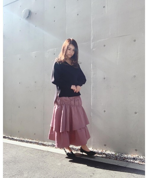 LILIDIA(リリディア)の「ドロストヘムSK(スカート・レディース・ライトパープル/ブラック・SMALL/MEDIUM)」の13枚目の写真