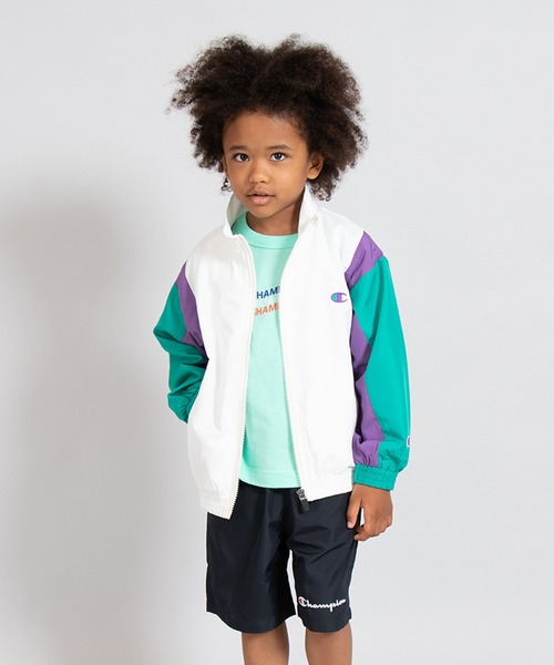 Champion(チャンピオン)の「【Champion/チャンピオン】キッズ キャンパス スタンドジップジャケット(その他アウター・キッズ・イエロー/オフホワイト/グリーン・130/110/120/100/140)」の2枚目の写真