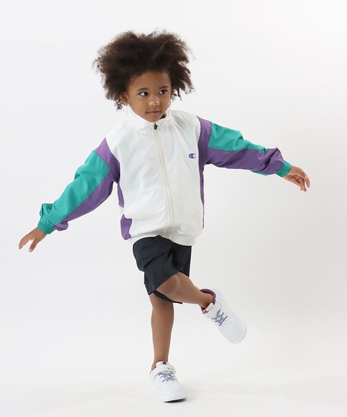 Champion(チャンピオン)の「【Champion/チャンピオン】キッズ キャンパス スタンドジップジャケット(その他アウター・キッズ・イエロー/オフホワイト/グリーン・130/110/120/100/140)」の4枚目の写真