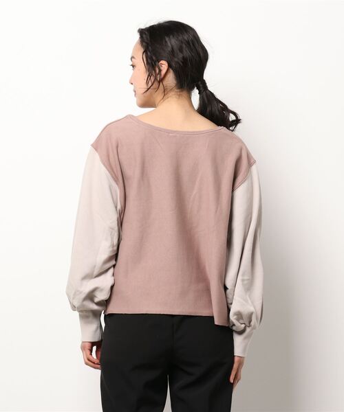 179/WG(イチナナキュウダブルジー)の「ドッキングスウェットプル(スウェット・レディース・グリーン/ブラウン/グレー・FREE)」の5枚目の写真