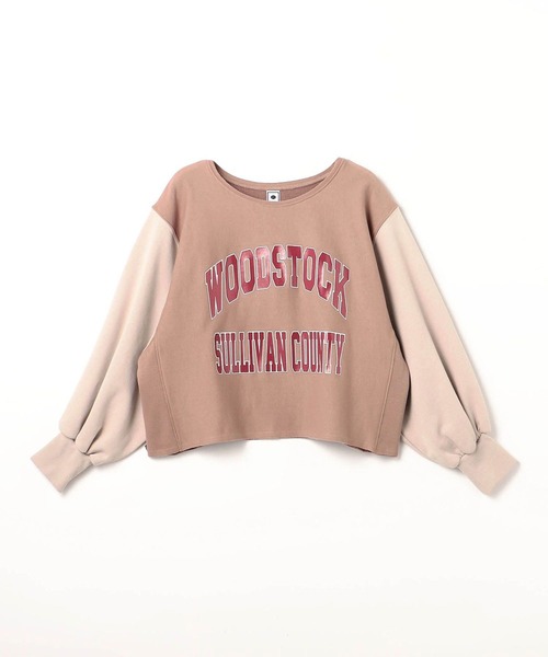 179/WG(イチナナキュウダブルジー)の「ドッキングスウェットプル(スウェット・レディース・グリーン/ブラウン/グレー・FREE)」の22枚目の写真