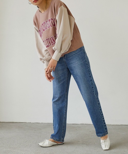 179/WG(イチナナキュウダブルジー)の「ドッキングスウェットプル(スウェット・レディース・グリーン/ブラウン/グレー・FREE)」の15枚目の写真