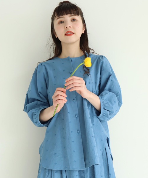 l'atelier du savon（アトリエドサボン）の「C/ドット刺繍 伊吹