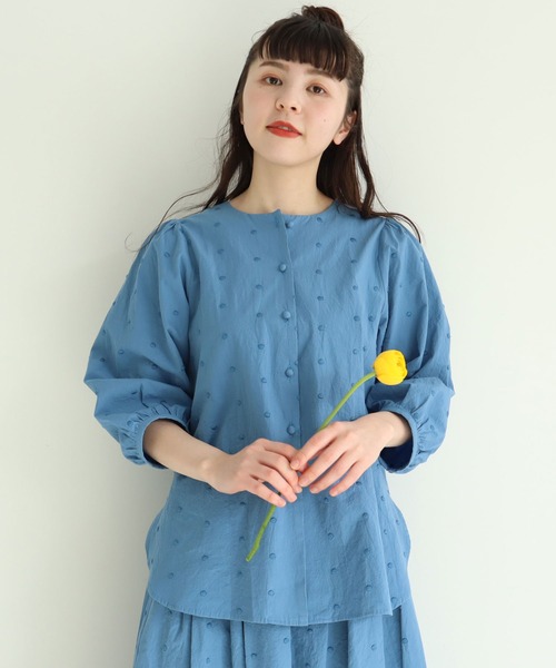 l'atelier du savon（アトリエドサボン）の「C/ドット刺繍 伊吹