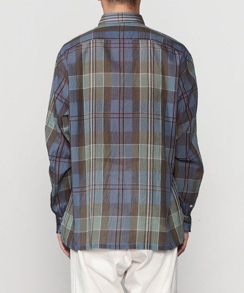 茶KAPTAIN SUNSHINE KS20SSSH13レギュラーカラーシャツ 茶KAPTAIN SUNSHINE KS20SSSH13レギュラーカラーシャツ KAPTAIN