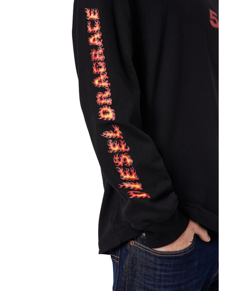 DIESEL（ディーゼル）の「メンズ Tシャツ 長そで（Tシャツ/カットソー・メンズ・ブラック/ホワイト・LARGE/MEDIUM/XXX-LARGE/X-LARGE/SMALL/X-SMALL/XX-LARGE）」の7枚目の写真