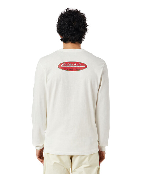 DIESEL（ディーゼル）の「メンズ Tシャツ 長そで（Tシャツ/カットソー・メンズ・ブラック/ホワイト・LARGE/MEDIUM/XXX-LARGE/X-LARGE/SMALL/X-SMALL/XX-LARGE）」の16枚目の写真