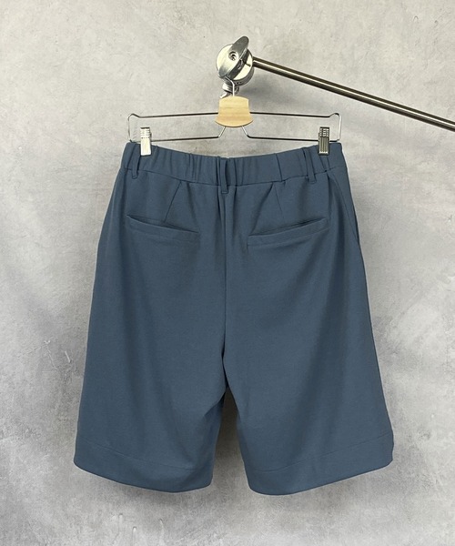 Beno（ビーノ）の「ストレッチカットジョーゼット リラックス ショートパンツ（スウェットパンツ・メンズ・ライトグレー/グレイッシュブルー/ベージュ/ブラック/ネイビー/グレー・XL/L/M/S）」の7枚目の写真