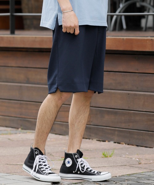 Beno（ビーノ）の「ストレッチカットジョーゼット リラックス ショートパンツ（スウェットパンツ・メンズ・ライトグレー/グレイッシュブルー/ベージュ/ブラック/ネイビー/グレー・XL/L/M/S）」の15枚目の写真