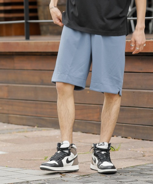 Beno（ビーノ）の「ストレッチカットジョーゼット リラックス ショートパンツ（スウェットパンツ・メンズ・ライトグレー/グレイッシュブルー/ベージュ/ブラック/ネイビー/グレー・XL/L/M/S）」の19枚目の写真