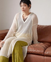 armonia | a.透かし編みニットワンピース(ワンピース)