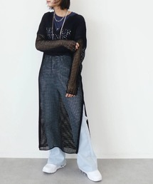 armonia | a.透かし編みニットワンピース(ワンピース)