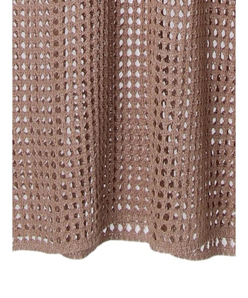 armonia（アルモニーア）の「armonia 透かし編みニットワンピース（ワンピース・レディース・ブラック/ブラウン/オフホワイト・FREE）」の18枚目の写真