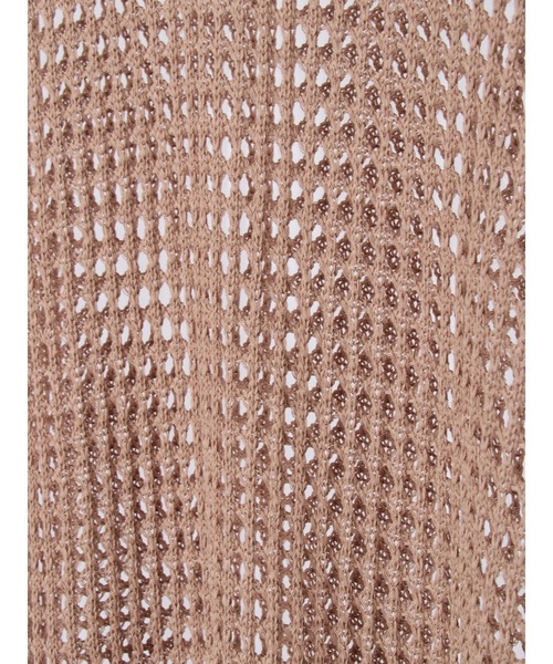 armonia（アルモニーア）の「armonia 透かし編みニットワンピース（ワンピース・レディース・ブラック/ブラウン/オフホワイト・FREE）」の9枚目の写真