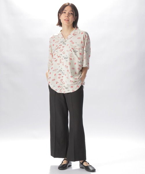 niko and...(ニコアンド)の「サラサラリネン風イージーパンツ(その他パンツ・レディース・ホワイト/ブラック/パープル/ブラウン/ブルー/グリーン・SMALL/MEDIUM/LARGE)」の8枚目の写真