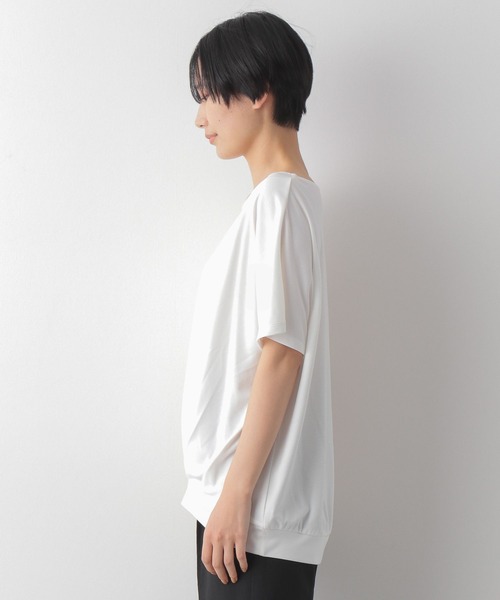 LEPSIM（レプシィム）の「エチケットデザインプルオーバー　262399（Tシャツ/カットソー・レディース・カーキ/ブルー/パープル/レッド/ブラック/オフホワイト・FREE）」の11枚目の写真