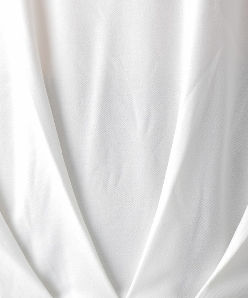 LEPSIM（レプシィム）の「エチケットデザインプルオーバー　262399（Tシャツ/カットソー・レディース・カーキ/ブルー/パープル/レッド/ブラック/オフホワイト・FREE）」の10枚目の写真