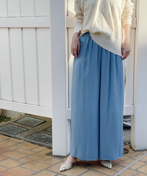 Banner Barrett(バナーバレット)の「カシミヤVネックプルオーバー(ニット/セーター・レディース・オフホワイト/ブラック/グレー/ライトブルー/イエロー/イエロー×グリーン/ピンク・38)」の13枚目の写真